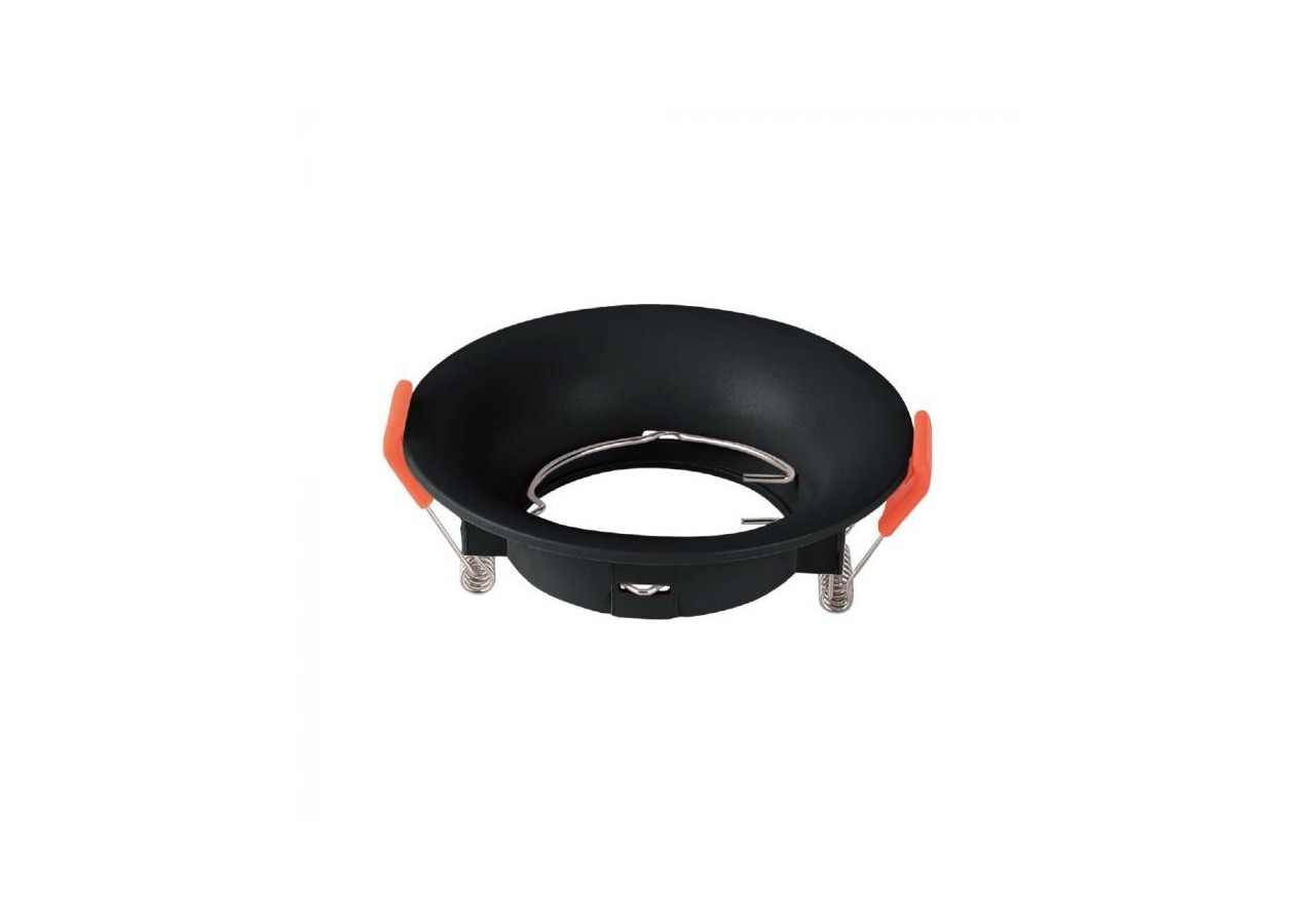 Raccord GU10 Rond Noir