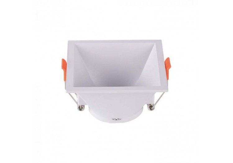 Raccord GU10 Carré Blanc