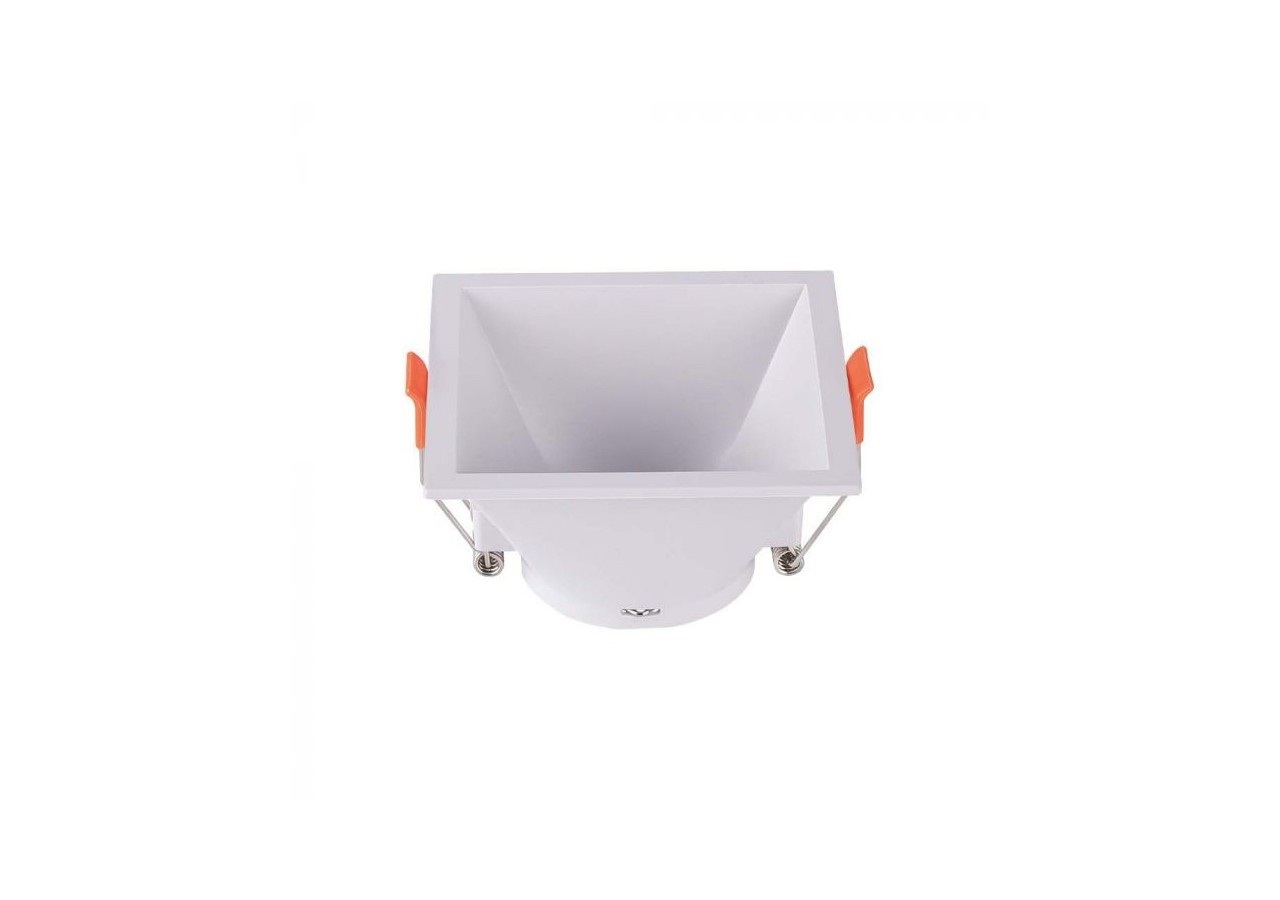 Raccord GU10 Carré Blanc