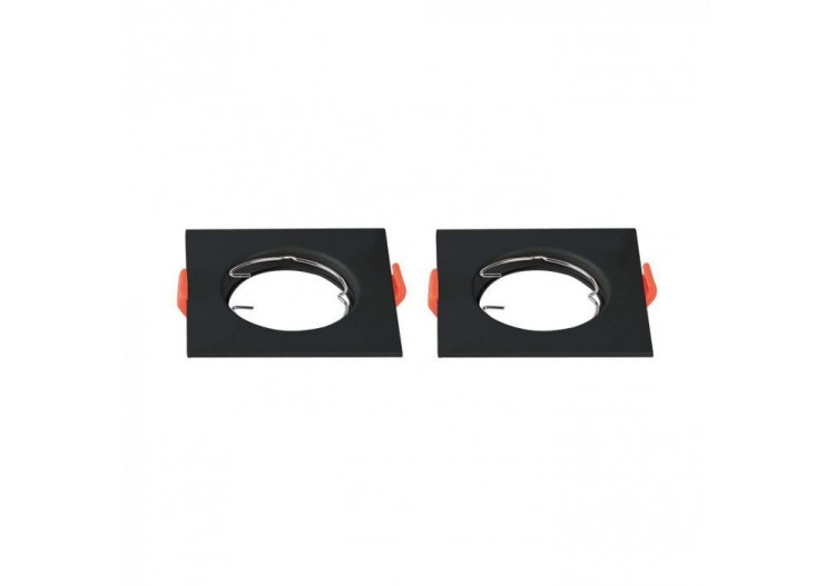 Raccord GU10 Carré Noir