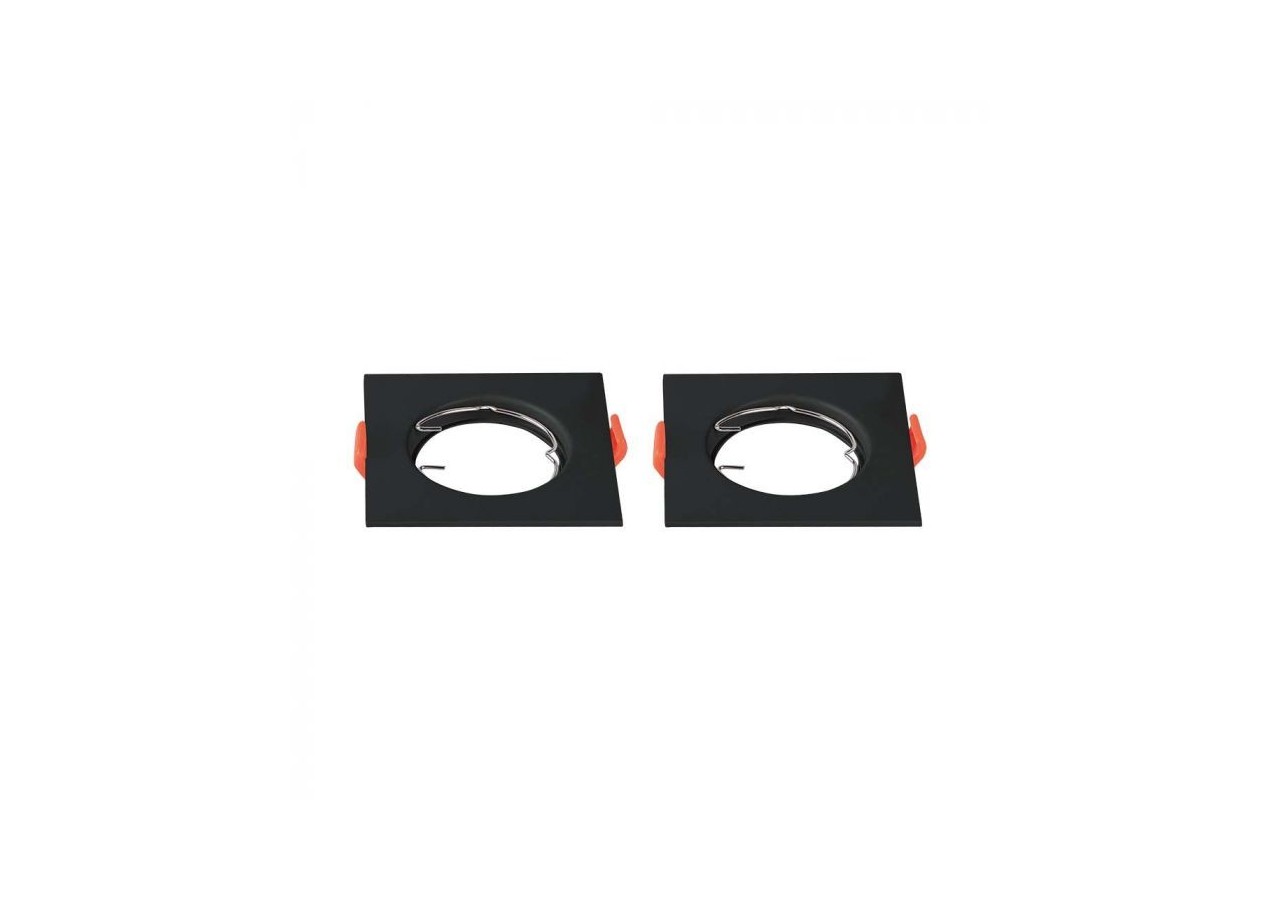 Raccord GU10 Carré Noir