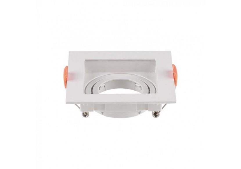 Raccord GU10 Carré Blanc