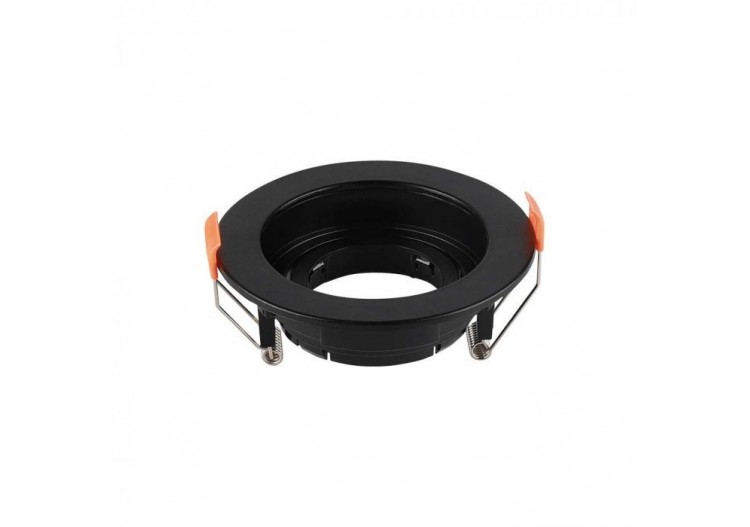 Raccord GU10 Rond Noir