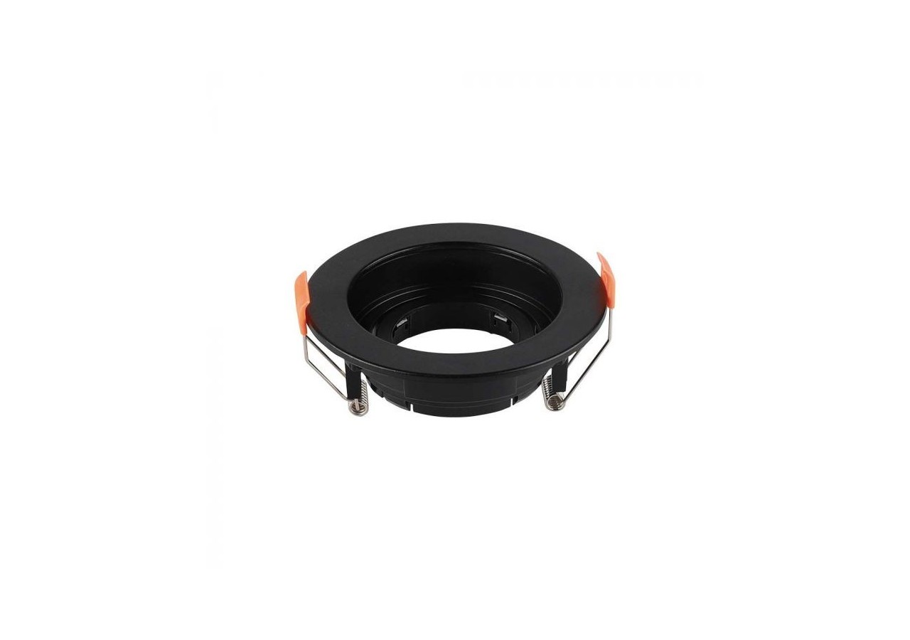 Raccord GU10 Rond Noir