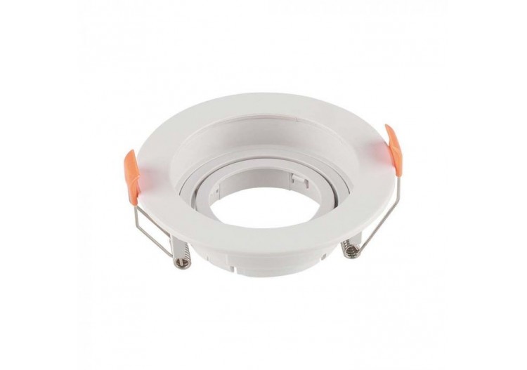 Raccord GU10 Rond Blanc