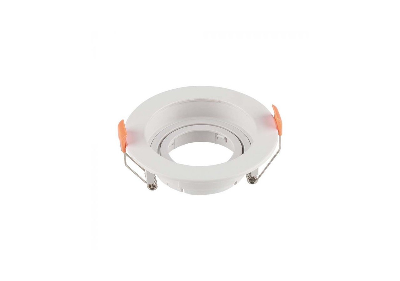 Raccord GU10 Rond Blanc