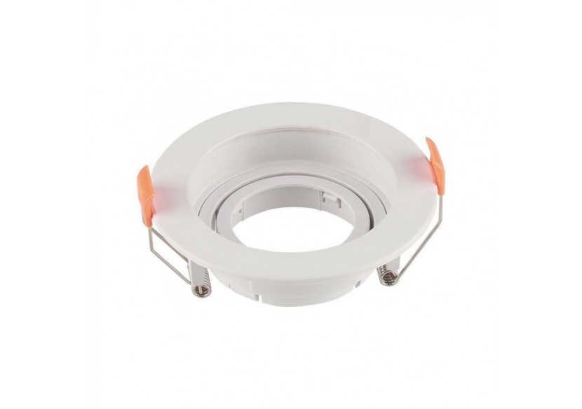 Raccord GU10 Rond Blanc