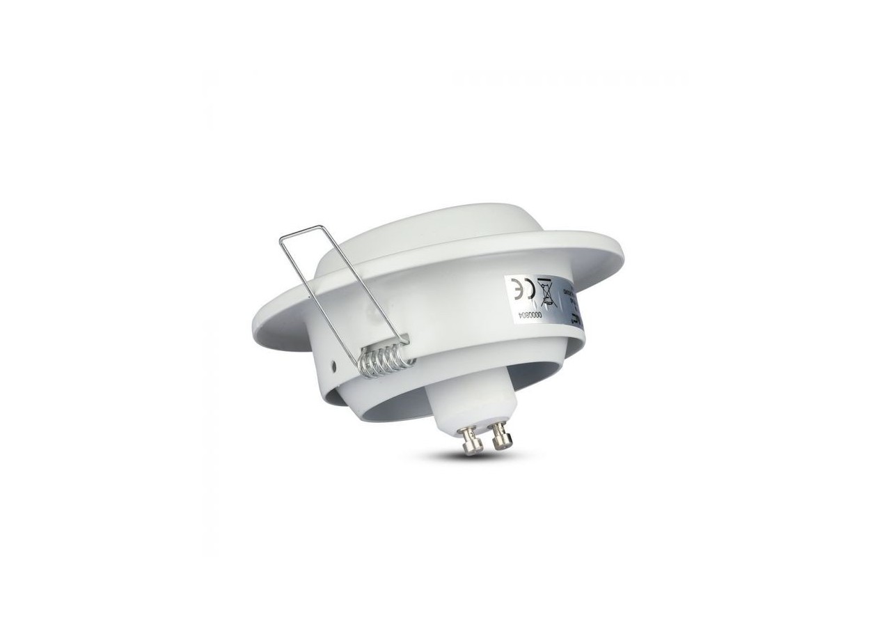 Raccord GU10 Rond Angle Changeant Blanc