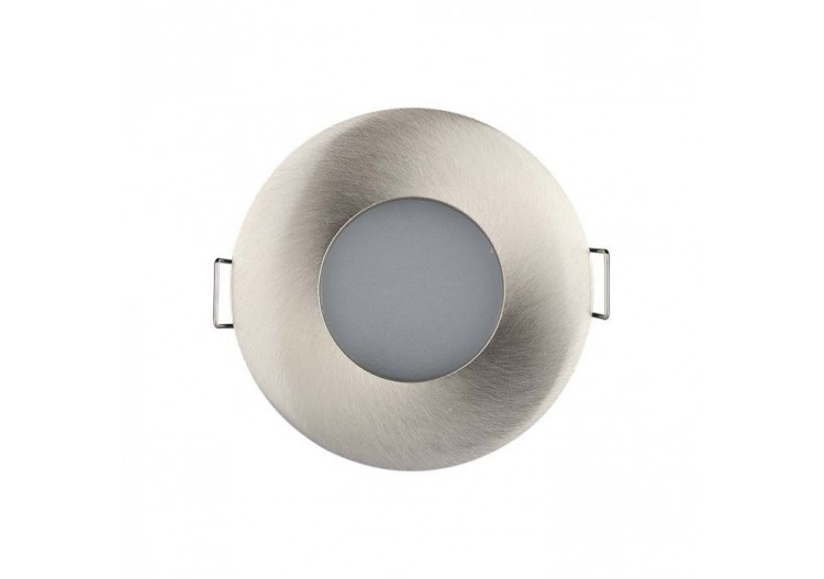 Raccord GU10 Mat Rond ф84 Nickel Satiné