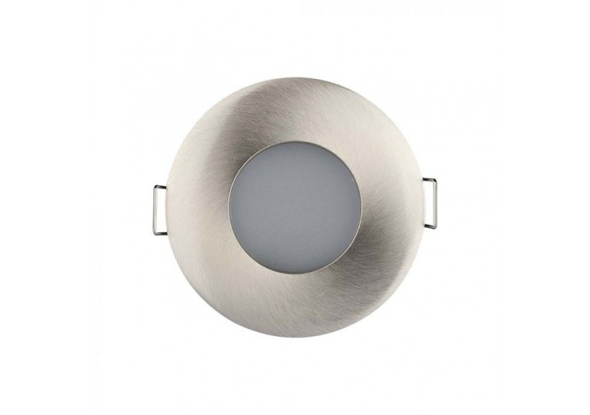 Raccord GU10 Mat Rond ф84 Nickel Satiné