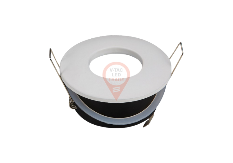 Raccord GU10 Mat Rond Ф84 Blanc