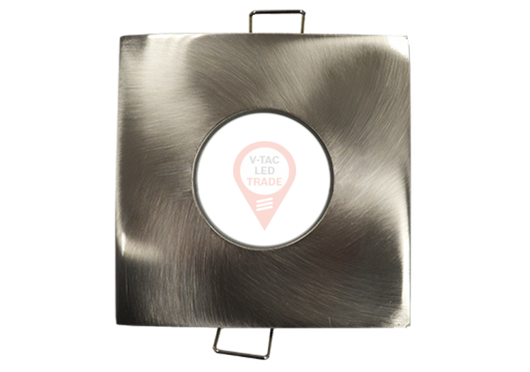 Raccord GU10 Carré Nickel Satiné