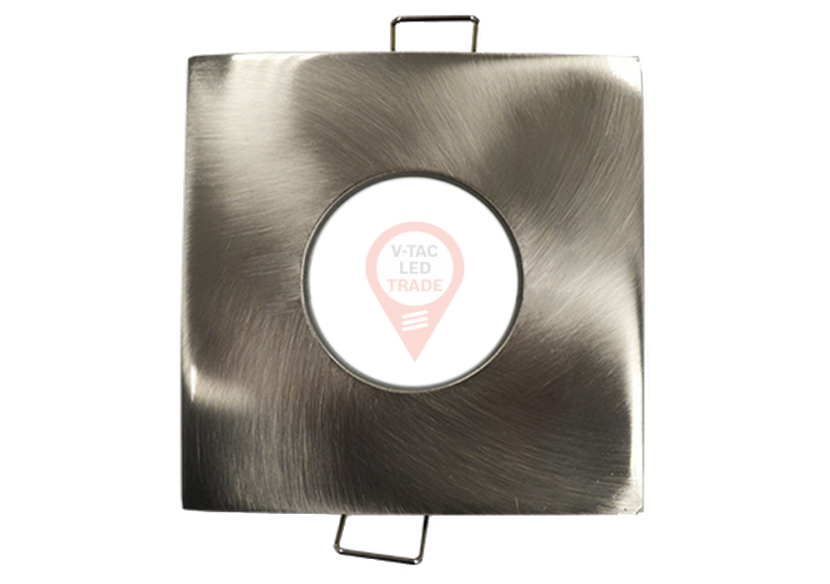 Raccord GU10 Carré Nickel Satiné