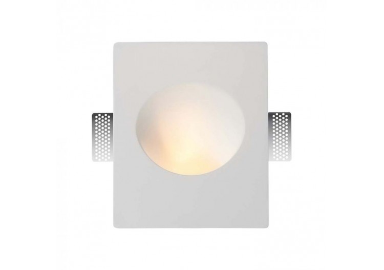 Raccord GU10 Encastré Blanc Rond