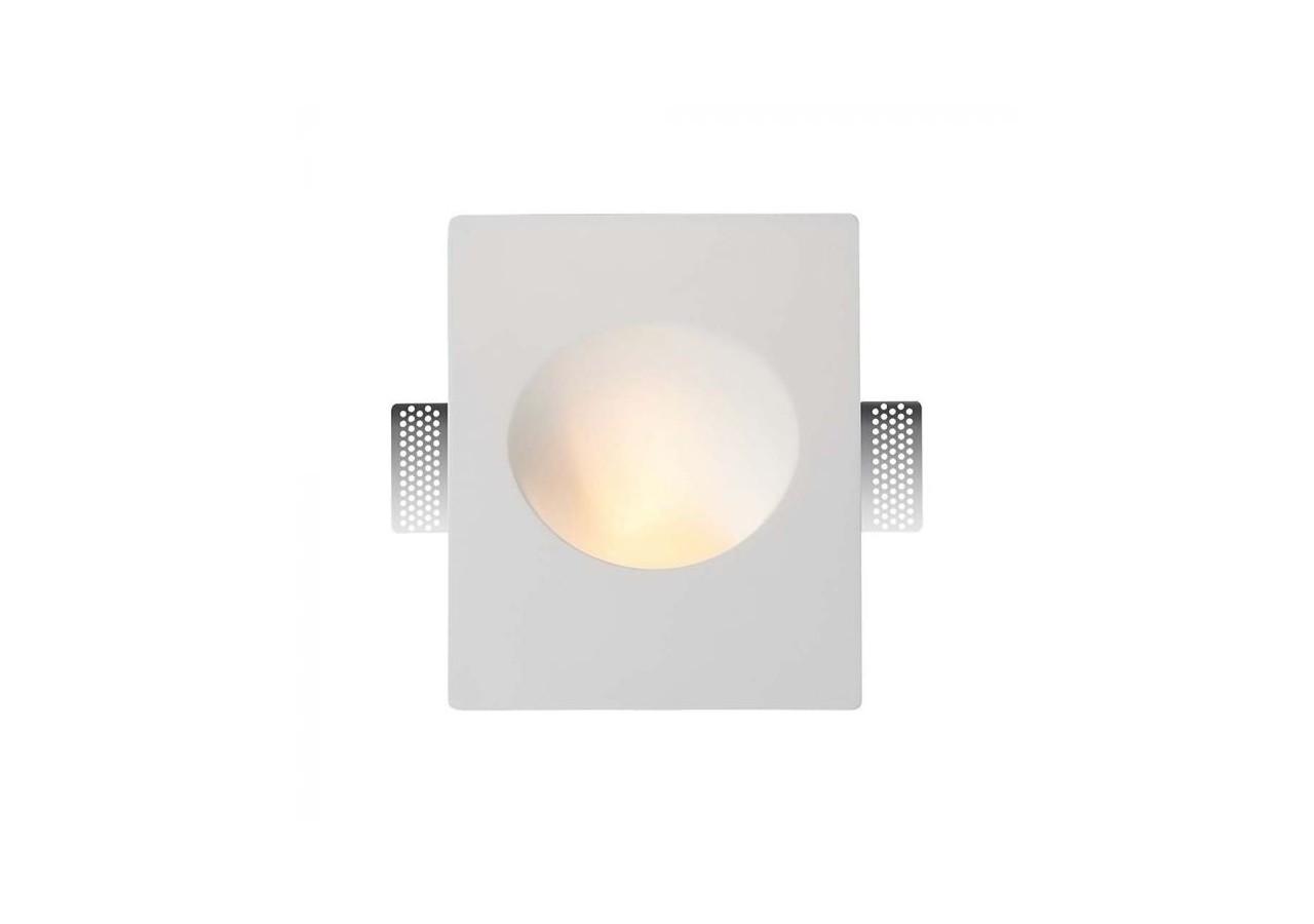 Raccord GU10 Encastré Blanc Rond