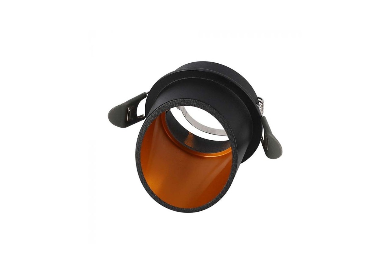 Raccord GU10 Rond Noir