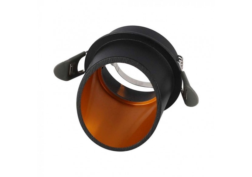 Raccord GU10 Rond Noir