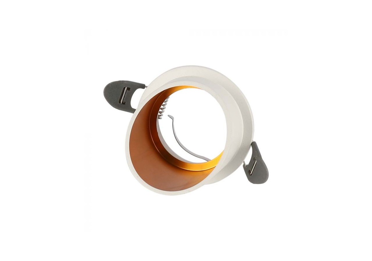 Raccord GU10 Rond Blanc