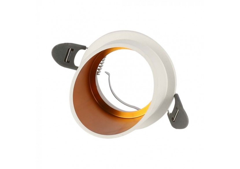 Raccord GU10 Rond Blanc