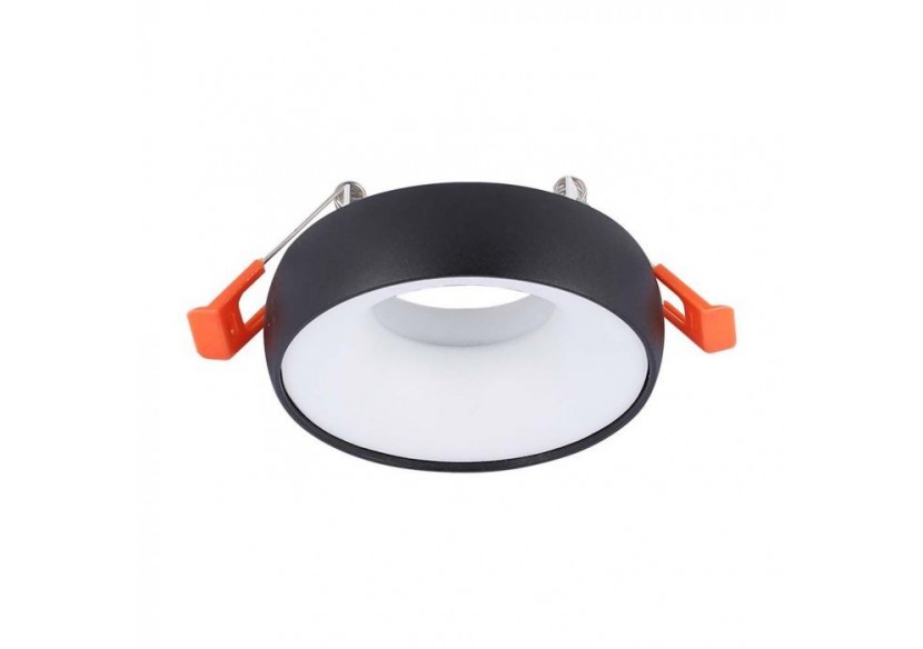 Raccord GU10 Cadre Blanc Rond Réflecteur Blanc