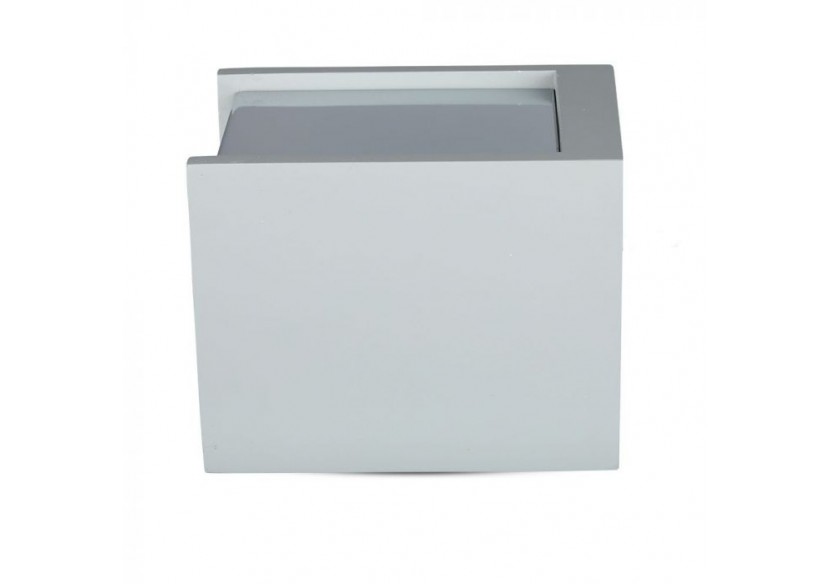 Surface en béton à raccord GU10 avec carré inférieur chromé