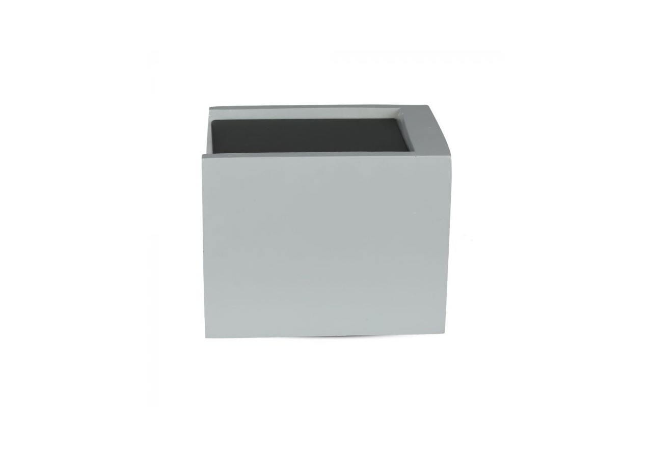 GU10 raccord surface en béton avec pistolet carré inférieur noir