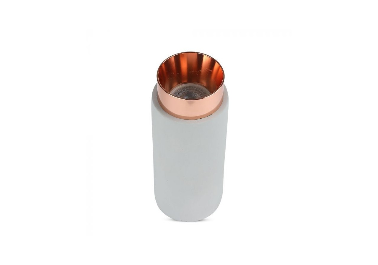 Raccord GU10 Gypse Métal Gris Béton Mat Or Rose Fond