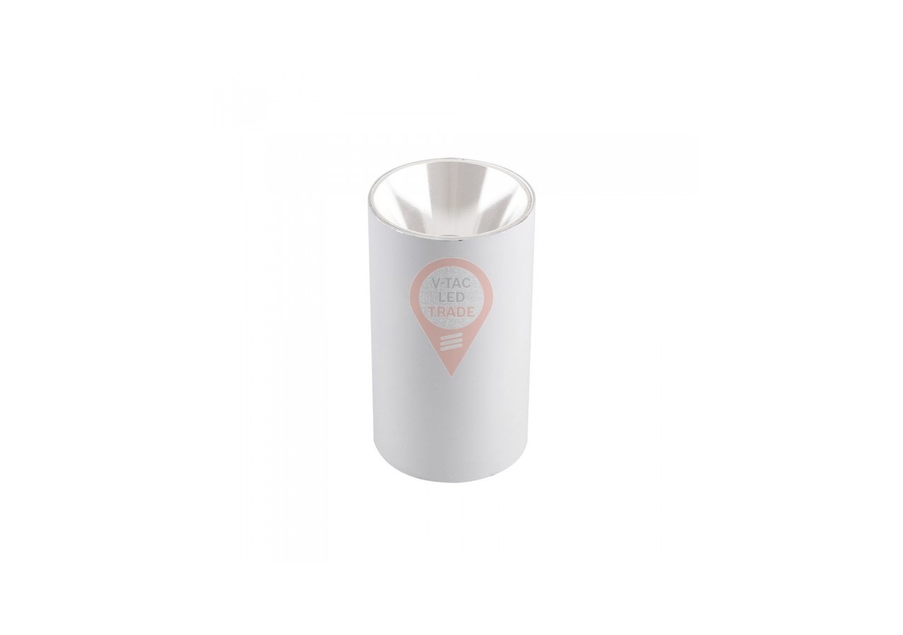 Raccord GU10 Rond Blanc & Blanc