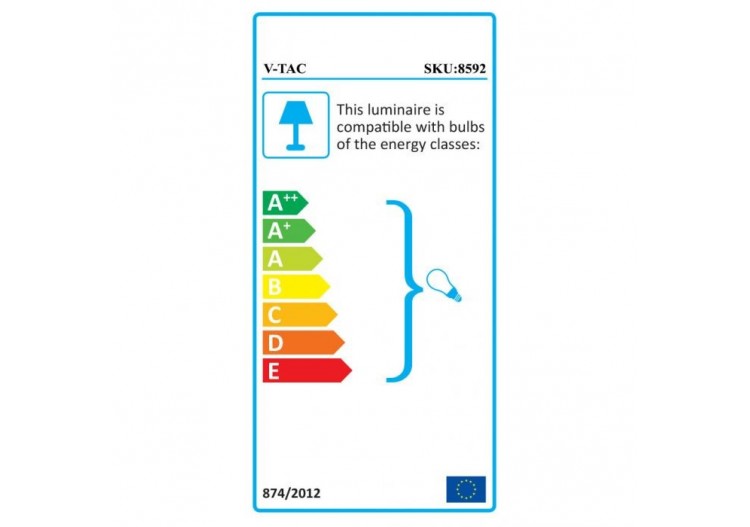 Raccord GU10 Rond Blanc & Or Rose