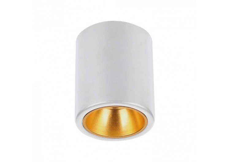 Raccord GU10 en saillie rond blanc