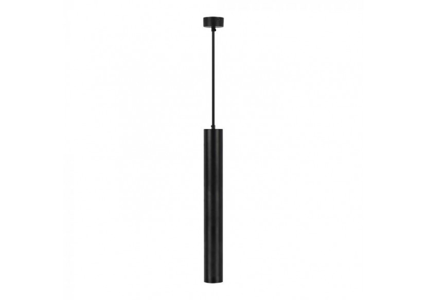 1xGU10 Pendentif Suspendu Noir D:60x500mm