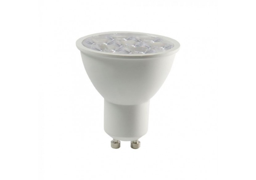 Spot LED SAMSUNG Chip GU10 6W Ondulation Cache Lentille Plastique 10° 4000K