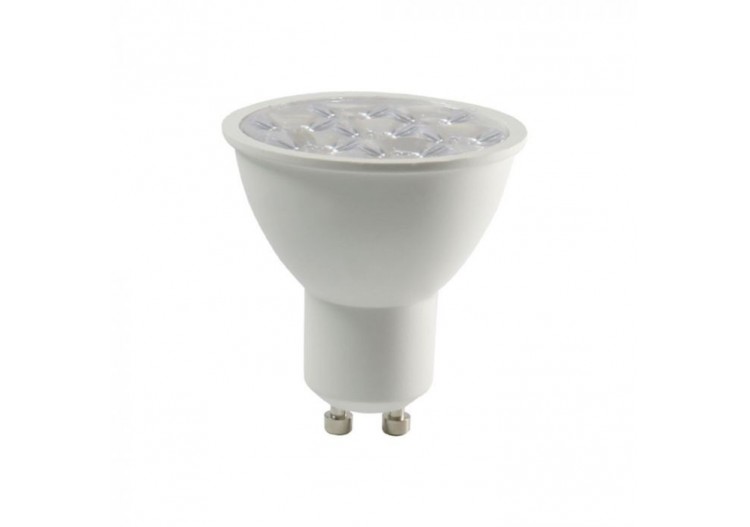 Spot LED SAMSUNG Chip GU10 6W Ondulation Cache Lentille Plastique 10° 6400K