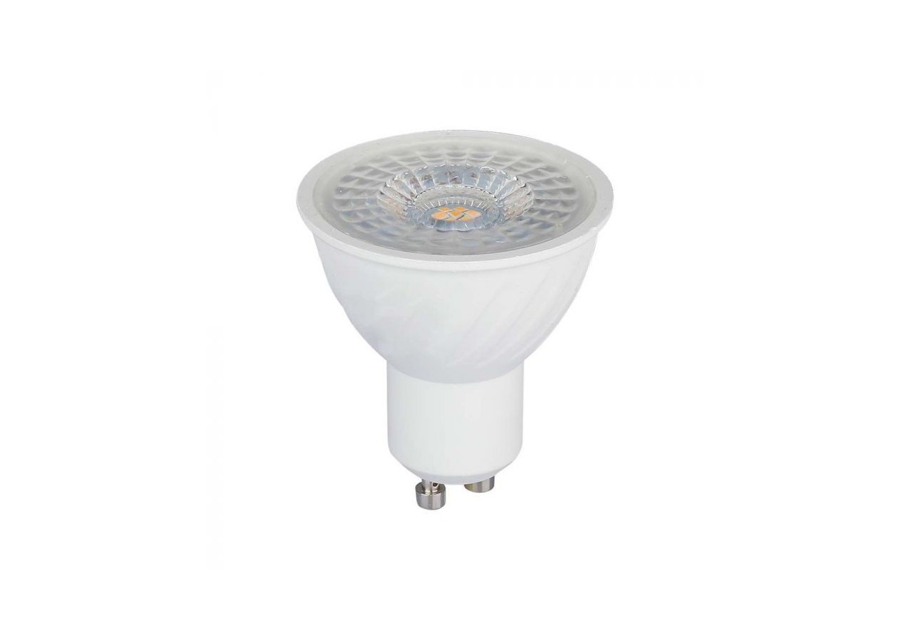 Spot LED SAMSUNG CHIP - GU10 6,5W Ondulation Plastique 110`D 4000K