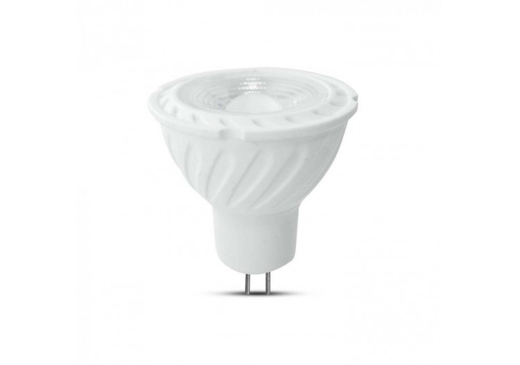 Spot LED SAMSUNG Chip GU5.3 6W MR16 Ondulation Plastique 110° 6500K