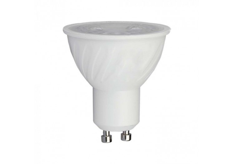 Spot LED SAMSUNG CHIP - GU10 6,5W Ondulation Plastique 38°D 4000K