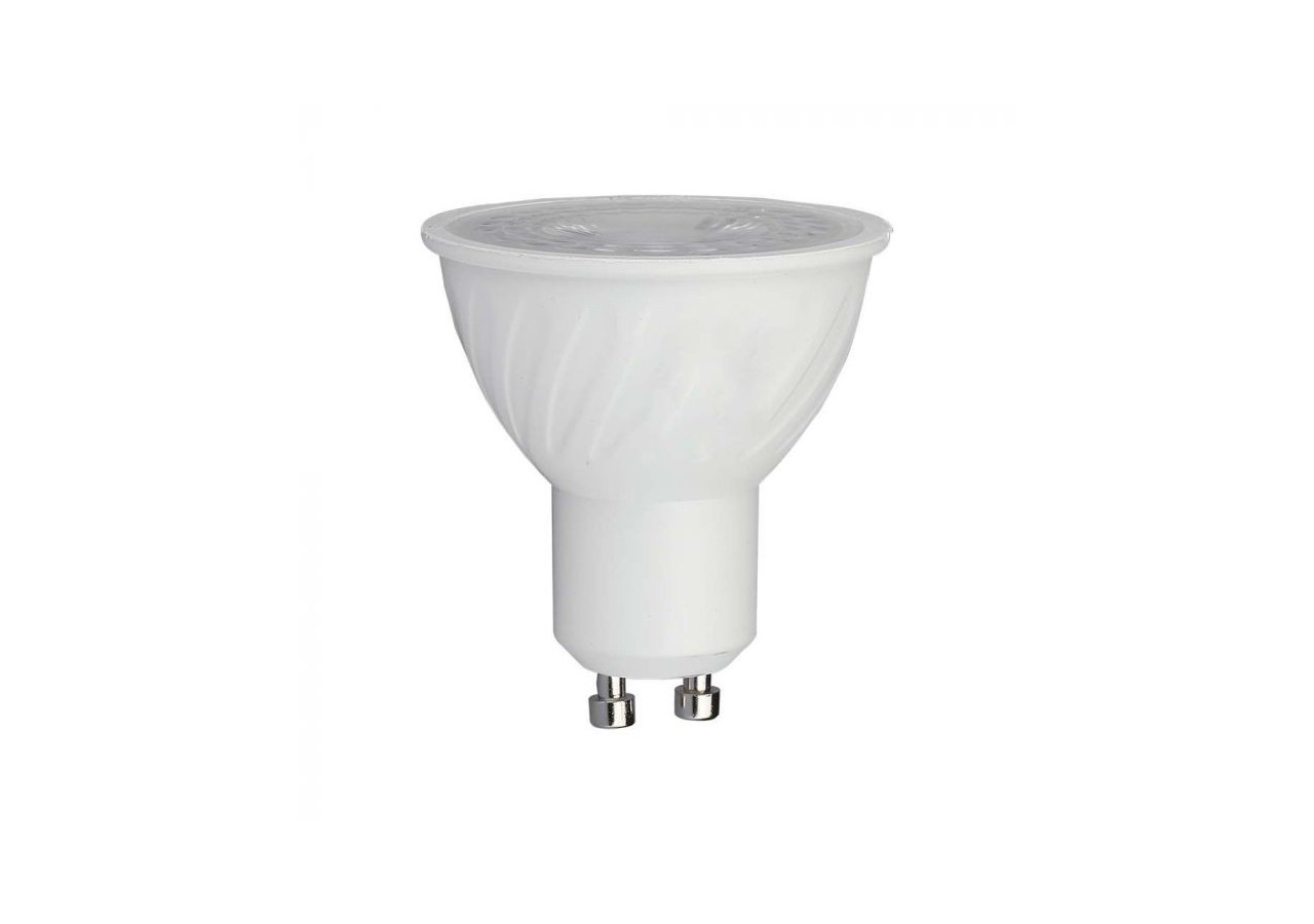 Spot LED SAMSUNG CHIP - GU10 6,5W Ondulation Plastique 38°D 4000K