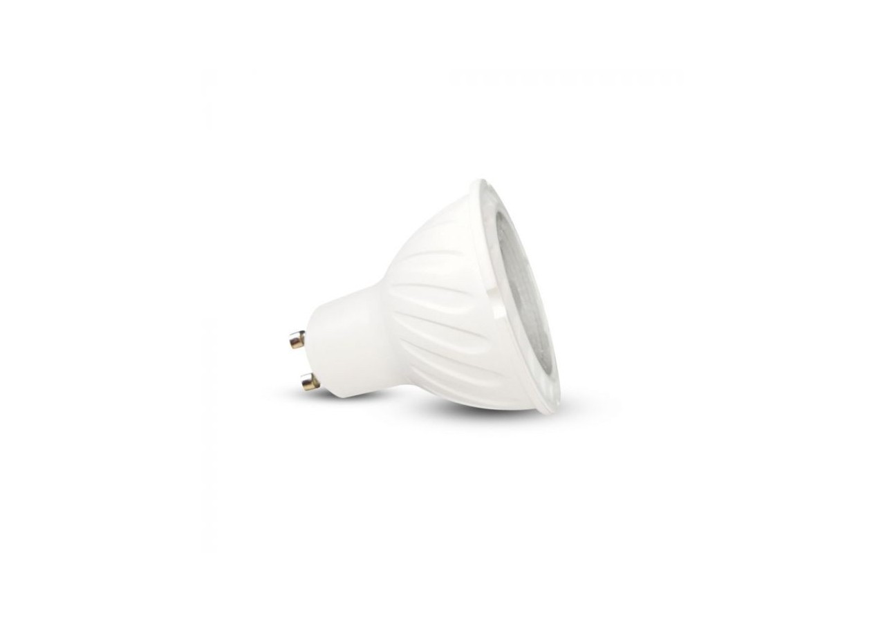 Spot LED SAMSUNG CHIP - GU10 7W Plastique SMD avec Lentille 4000K