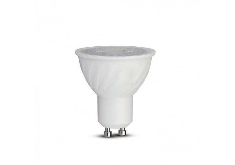 Spot LED SAMSUNG CHIP - GU10 6,5W Ondulation Plastique 38` Gradable 6400K