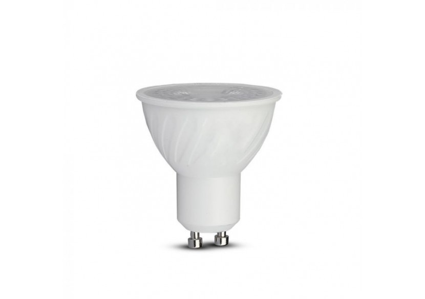 Spot LED SAMSUNG CHIP - GU10 6,5W Ondulation Plastique 38` Gradable 4000K
