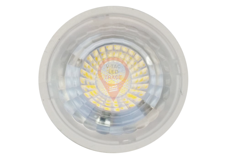 Spot LED - 7W GU10 Plastique avec Lentille Blanc Intensité Variable