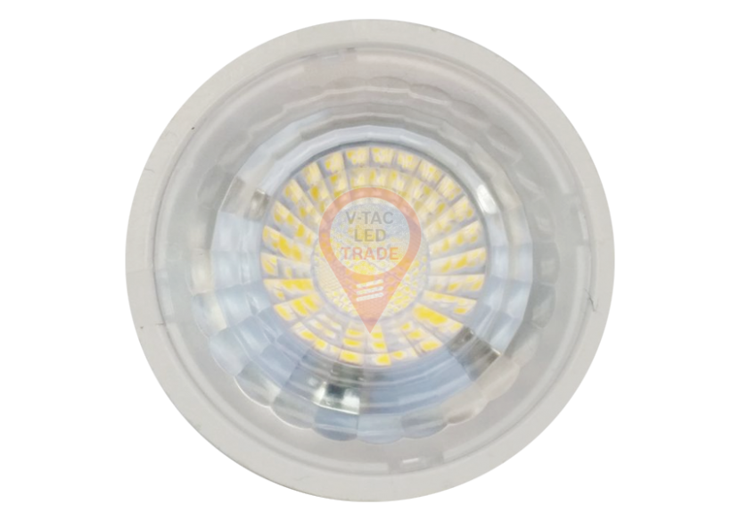 Spot LED - 7W GU10 Plastique avec Lentille Blanc Intensité Variable