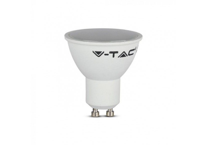 Spot LED 4,5W GU10 SMD Couvercle Laiteux Plastique Blanc 3000K