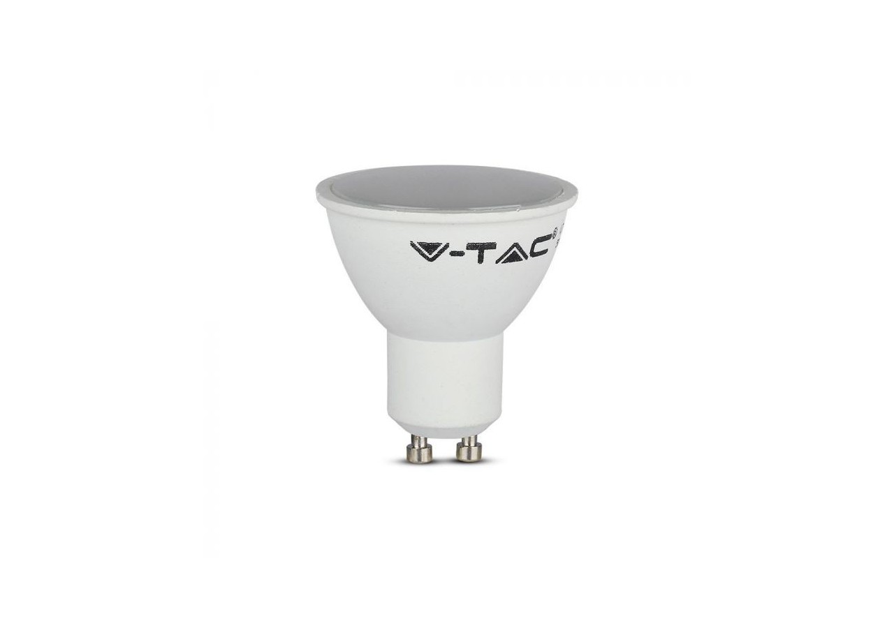 Spot LED 4,5W GU10 SMD Couvercle Laiteux Plastique Blanc 6500K