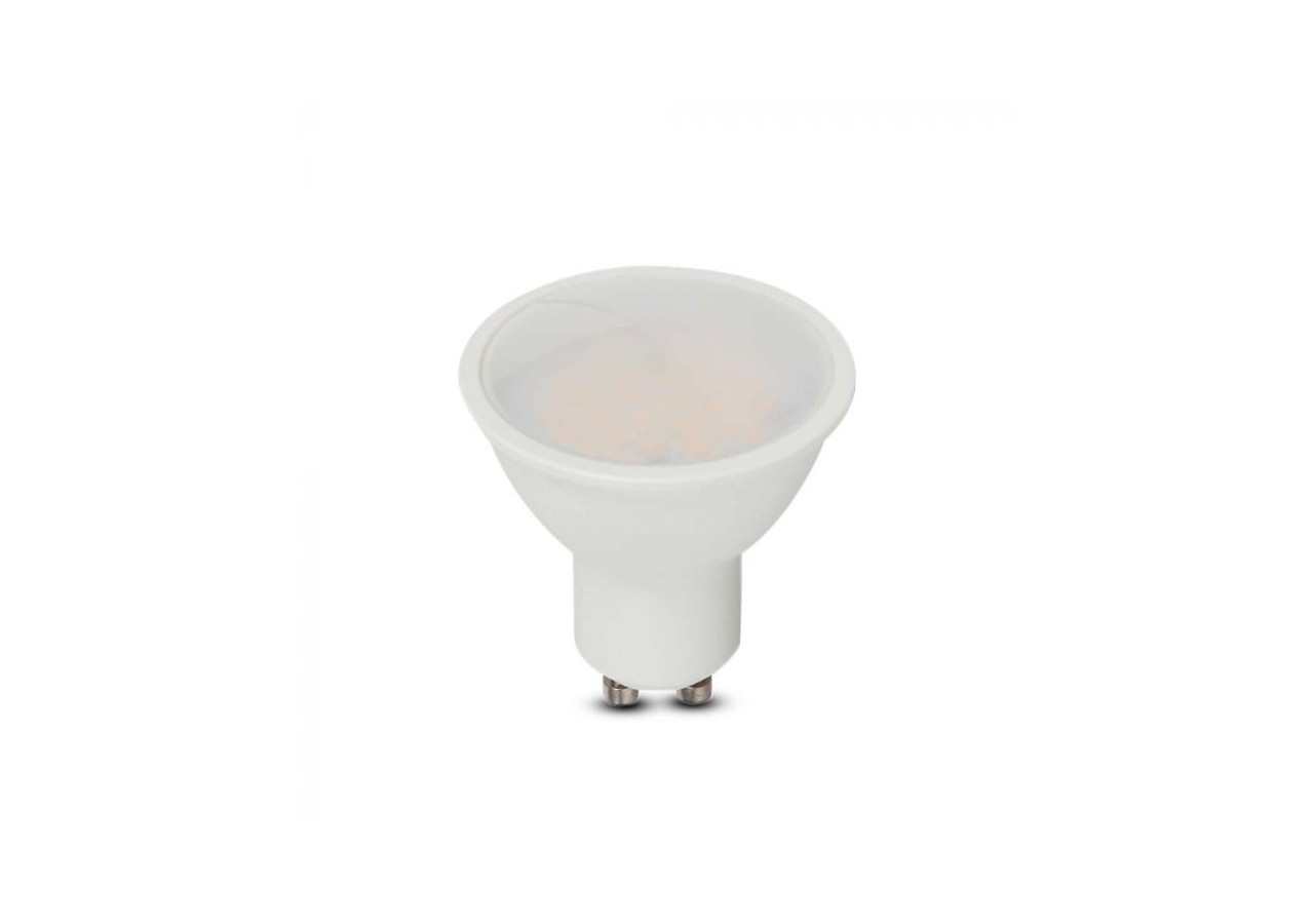 Spot LED SAMSUNG Chip GU10 4,5W Plastique Lisse 110°D 6400K