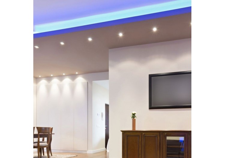 Spot LED - 5W GU10 SMD Couvercle laiteux en plastique blanc 6400K 6PCS/PACK