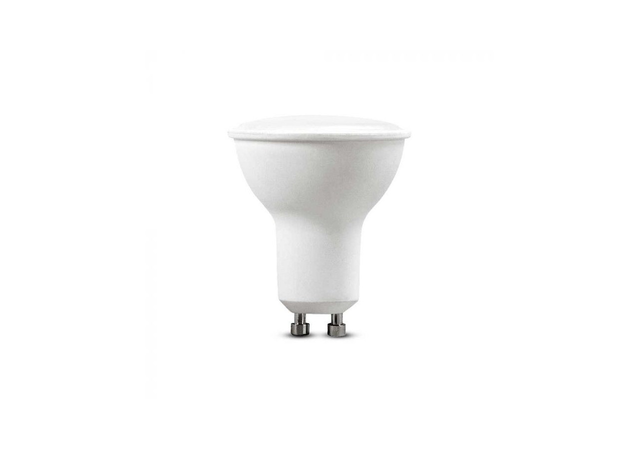 Projecteur LED 4,5W GU10 SMD Couvercle laiteux en plastique blanc 4000K 6pcs/paquet