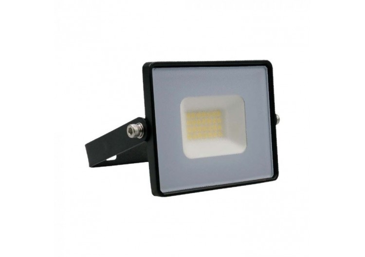 Projecteur LED 20W Corps noir Blanc chaud