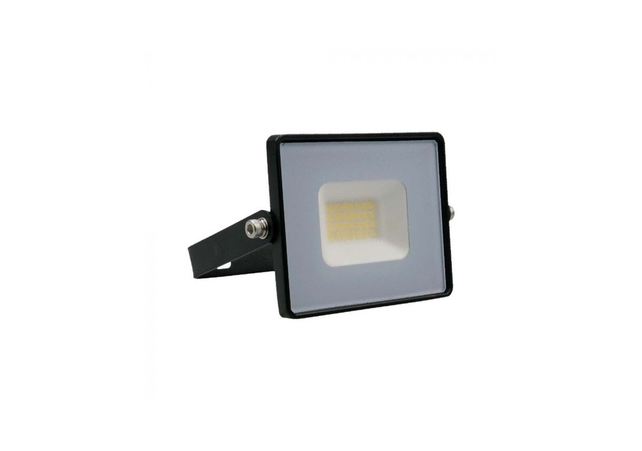 Projecteur LED 20W Corps noir Blanc chaud