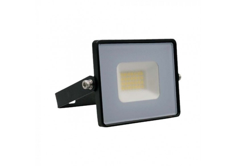 Projecteur LED 20W Corps noir Blanc chaud